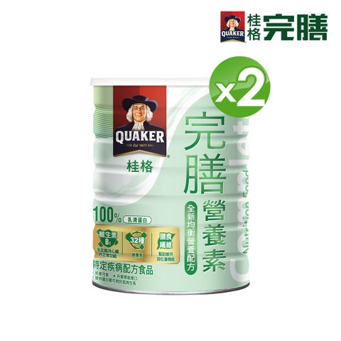 Quaker 桂格 完膳營養素 全新均衡營養配方(850gx2罐)