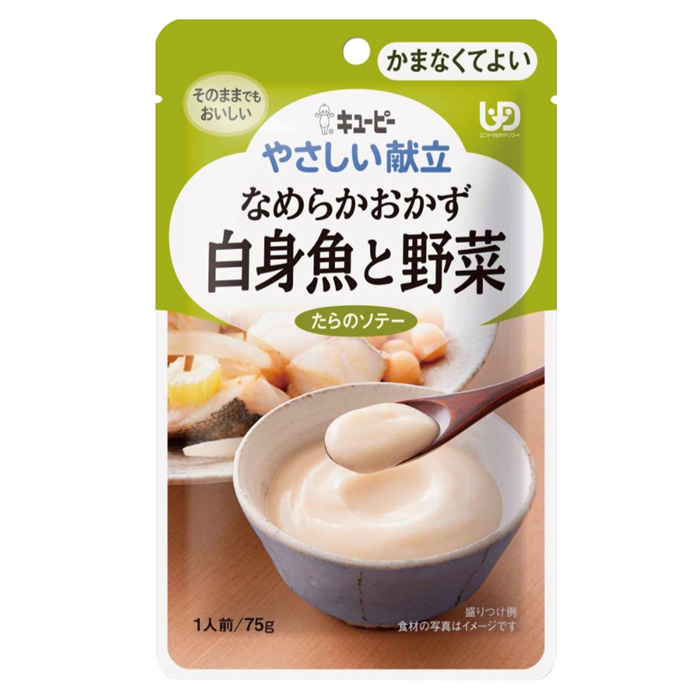 KEWPIE Y4-17 介護食品 野菜鱈魚時蔬 75gX6  好吞嚥