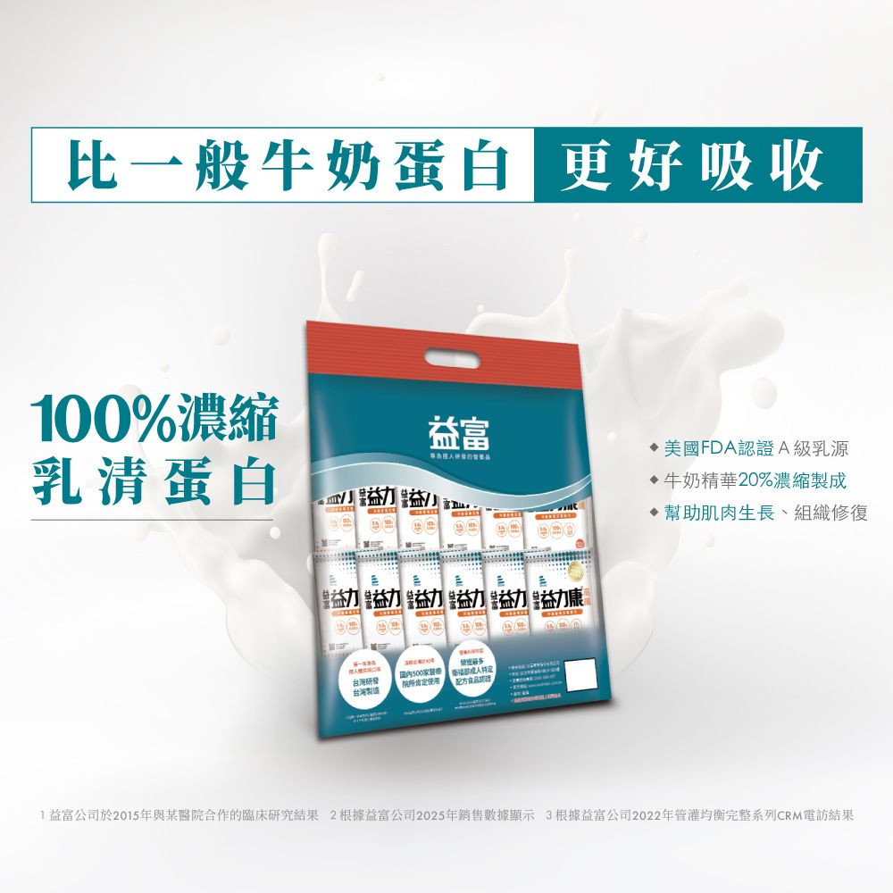 益富 益力康高纖營養均衡配方方便包60g*24入*3袋(乳清蛋白)