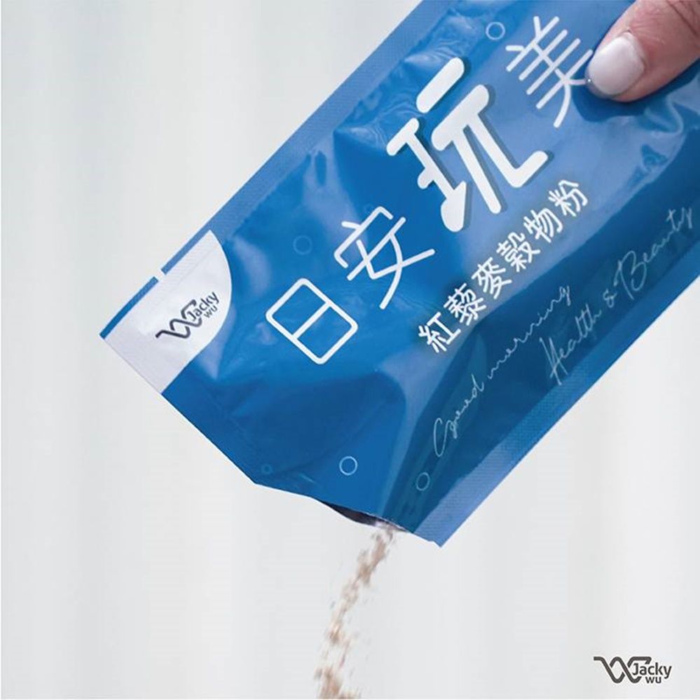 JACKY WU 金隼生醫 日安玩美紅藜麥穀物粉 正版授權白金版 35g*30包