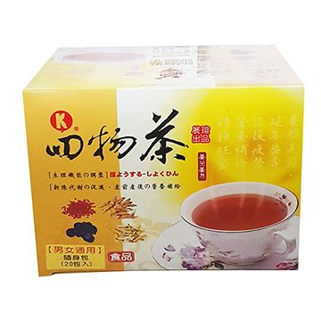 展瑄 四物茶5G*20包(切碎濃縮)