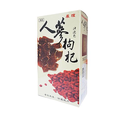 展瑄人蔘枸杞茶4.5gx30包入