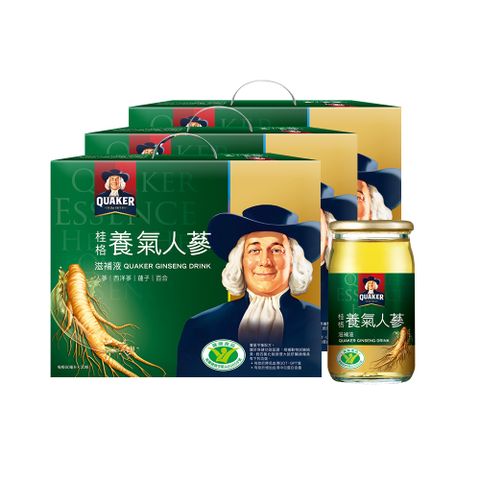 Quaker 桂格 養氣人蔘(60mlx30入x3盒)