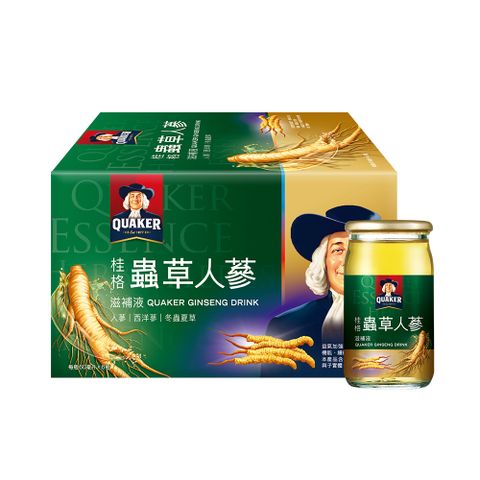 Quaker 桂格 冬蟲夏草養氣人蔘(60mlx6入x4盒)