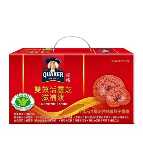 Quaker 桂格 雙效活靈芝(60mlx16入)