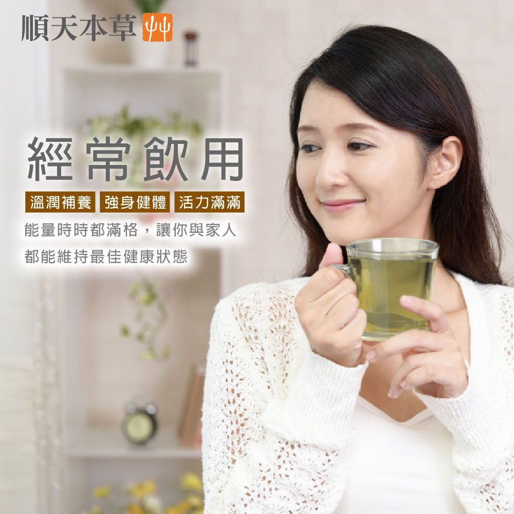 Sun Ten 順天本草 粉光元氣茶(10包/盒)-粉光參、西洋參、黃耆