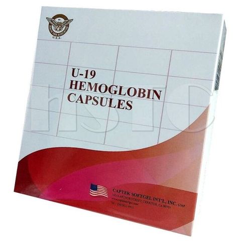 U-19 HEMOGLOBIN HERB CAPSULES 血紅素膠囊 120粒/盒