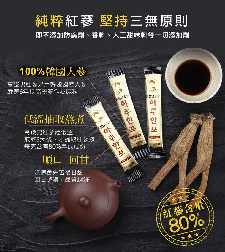 高鐵男 高麗紅蔘黃金飲10ml*10入(韓國原裝/人蔘/威品嚴選/台灣總代理公司貨)