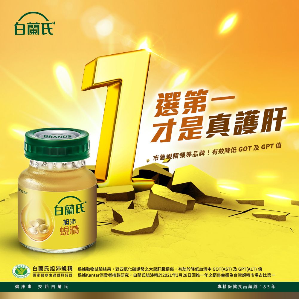 白蘭氏 旭沛人蔘蜆精(60mlx6入x6盒)