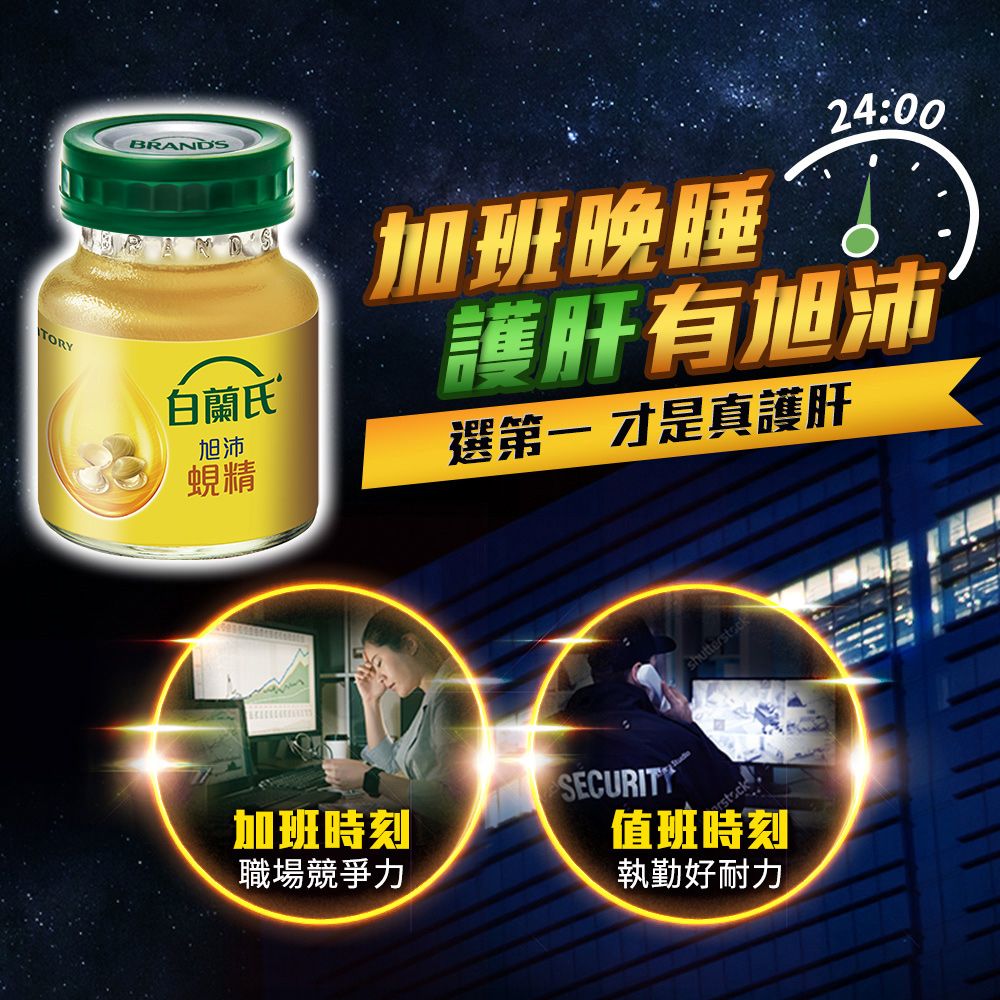 白蘭氏 旭沛人蔘蜆精(60mlx6入x6盒)