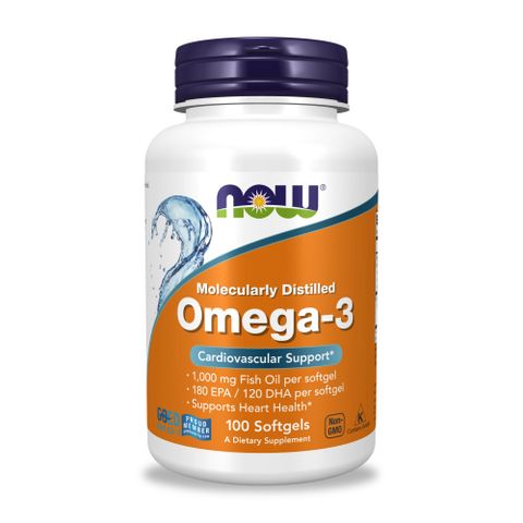 NOW Omega-3魚油膠囊1瓶(100顆)