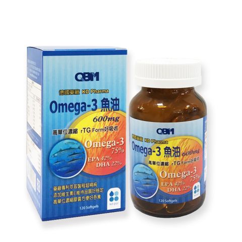 QBM高單位魚油(120顆/瓶)