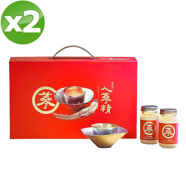老協珍  人蔘精禮盒(60ml x14入x2盒)