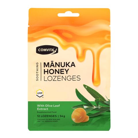 麥蘆卡蜂蜜潤喉糖12粒(橄欖葉）