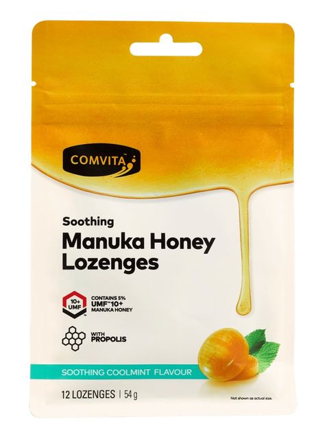 Comvita 康維他 麥蘆卡蜂蜜潤喉糖 薄荷味12粒隨身包