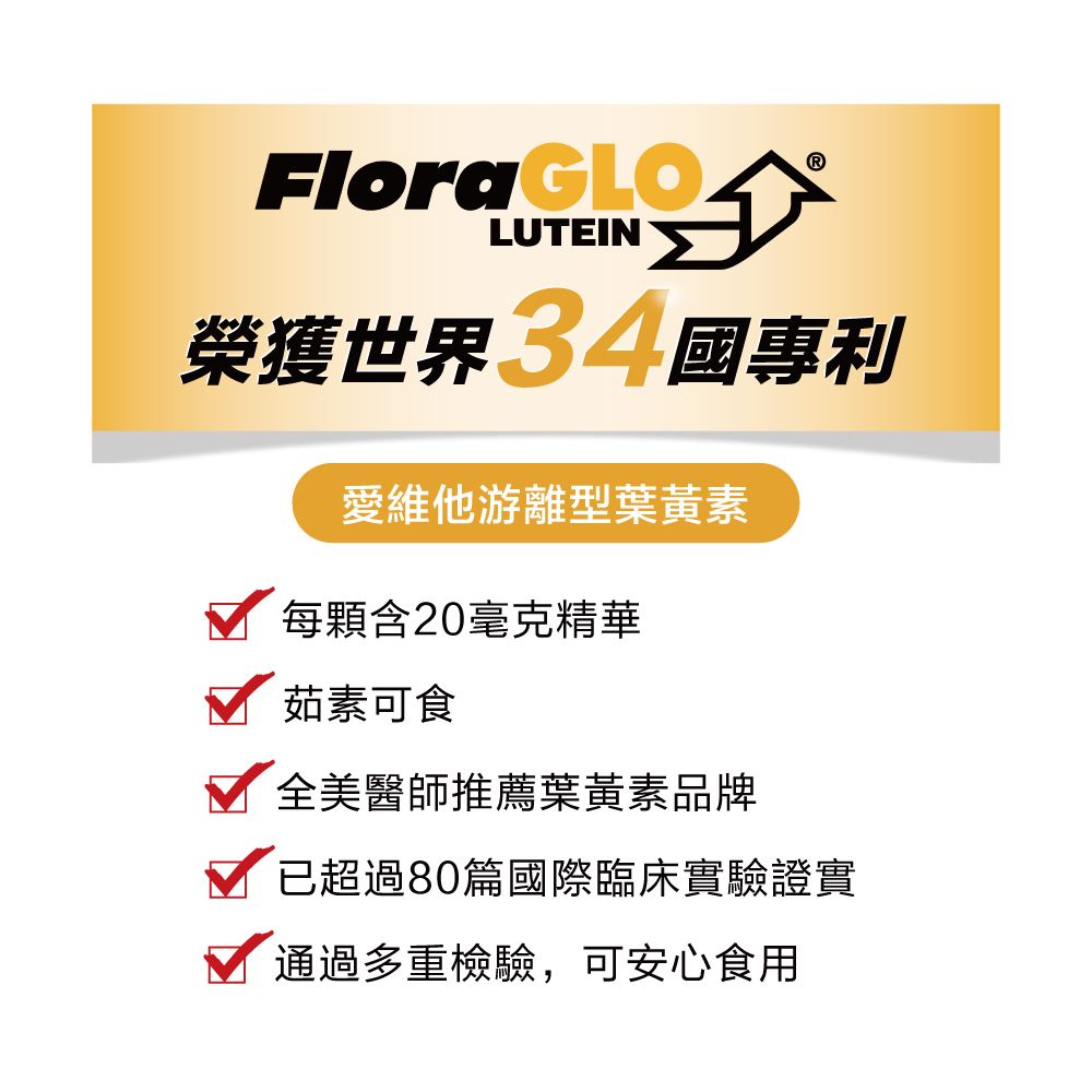 Lovita 愛維他 專利葉黃素20mg素食膠囊(30顆)