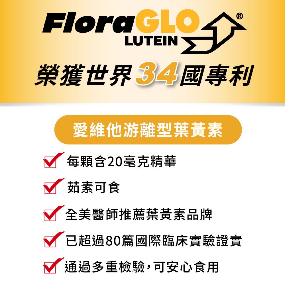 LOVITA 愛維他 專利葉黃素20mg素食膠囊(30顆)
