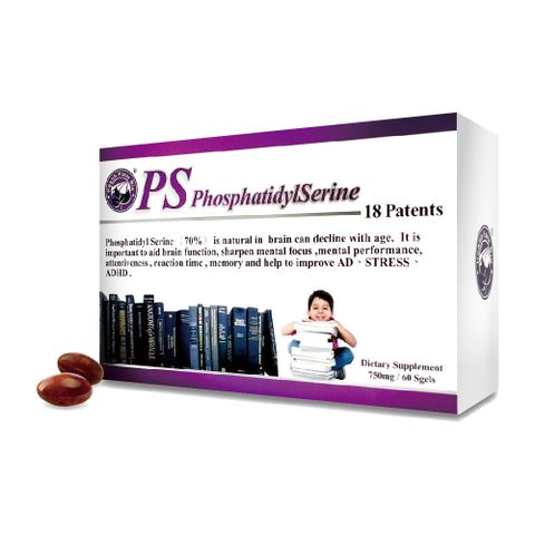 【台灣康田】PS-磷脂醯絲胺酸 (60粒/盒)