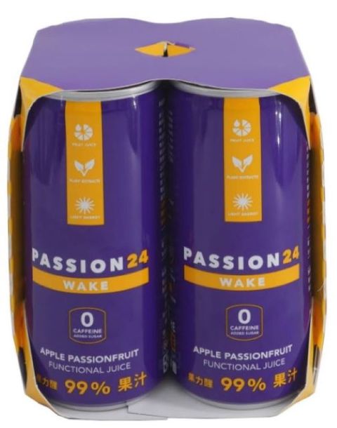 PASSION 24 果力醒 元氣機能果汁飲 235ml*4入