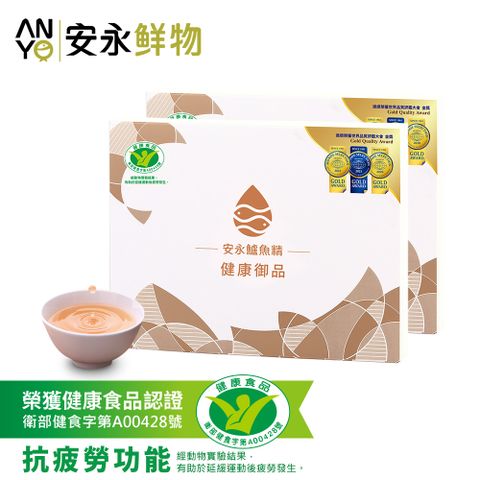 Anyong 安永鮮物 健康御品鱸魚精x2盒-常溫(60ml*6入/盒/0添加 無薑無蔥)