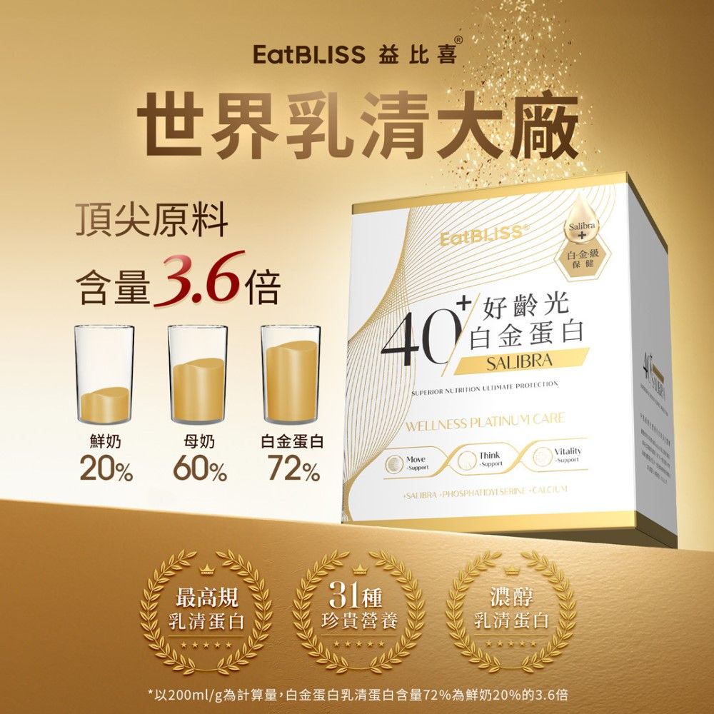 Eatbliss 益比喜 S702好齡光白金蛋白(白金健體素)