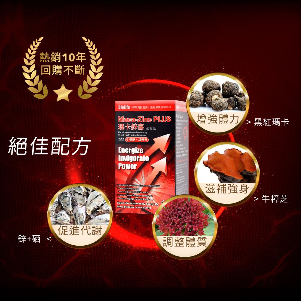 PBF 寶齡富錦 即期品 瑪卡鋅喜 強振版-Maca/男性保健/含牛樟芝紅景天 (60顆/盒)x3-效期至2026/03/14