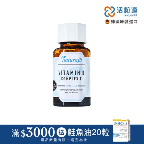 【德國 活粒適】維生素B複合物F膠囊 90粒(獨家德國進口微營養領導品牌)