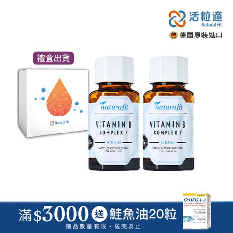【Natural Fit 活粒適】維生素B 二入組