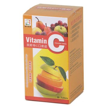 Besteck 貝斯特 C口含錠/維他命C加鈣(80錠/瓶)