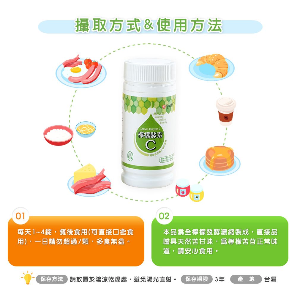 Bioenergy Biotechnology 萬大酵素 萬大酵素 檸檬酵素C (100粒)