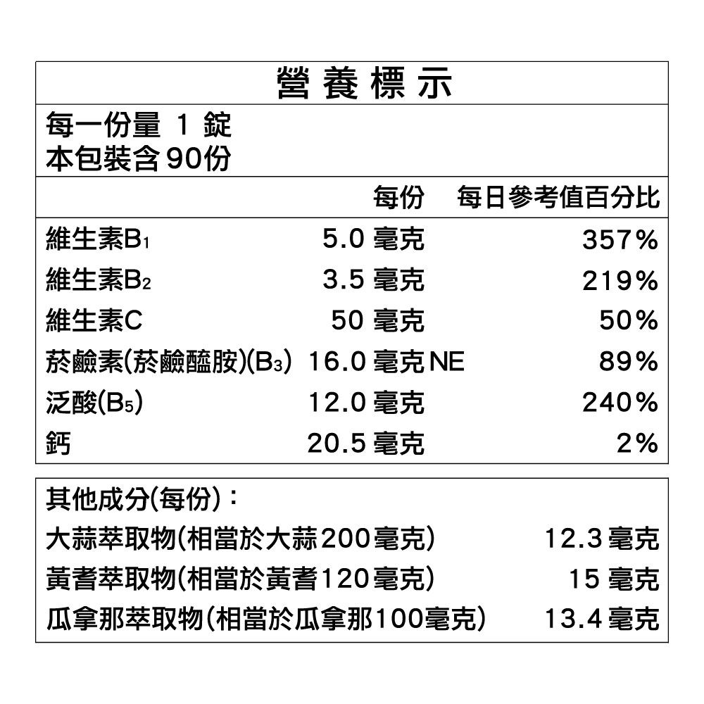  【Q&P】GOLD 克安沛錠黃金系列 - 90錠/盒