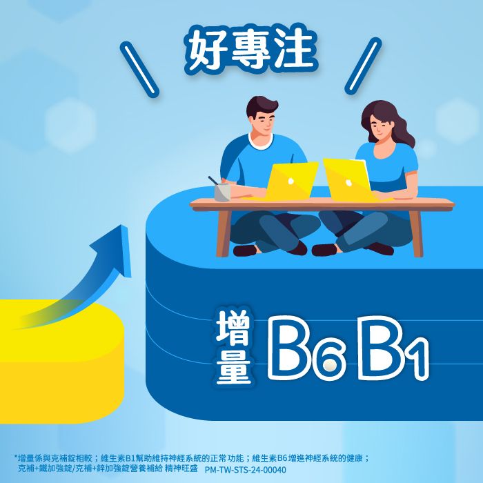 克補 B群+鋅加強錠 30錠