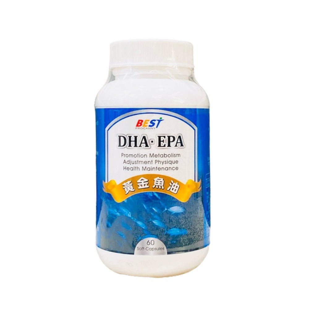  倍佳黃金魚油(液態軟膠)(60粒)含EPA+DHA