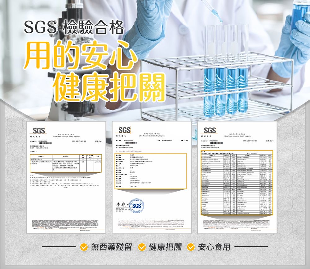 SGS 檢驗合格健康把關SGSSGSSGS        陳新SGS無西藥殘留 健康把關安心食用