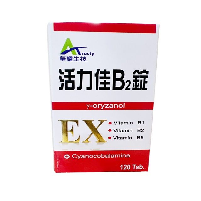  活力佳B2錠(120錠/瓶)EX配方