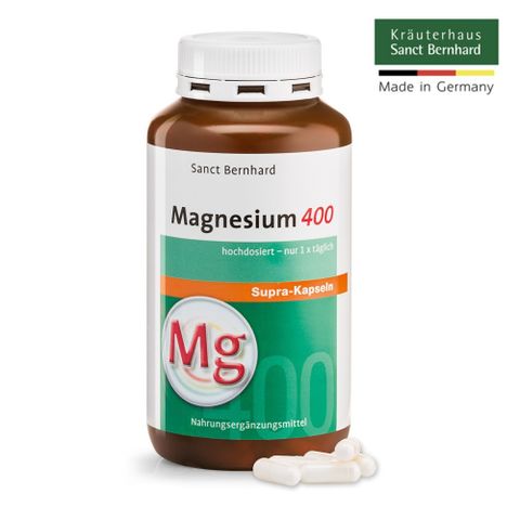 聖伯納德 Sanct Bernhard 高單位純鎂400毫克(300粒/罐)膠囊