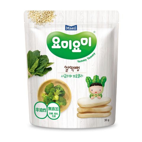 韓國Maeil 嬰兒米餅-菠菜&amp;青花菜味(30g)