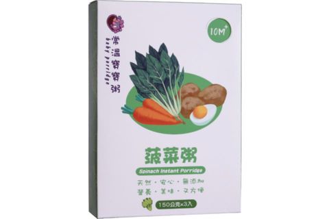 鈞媽 菠菜粥(3入*150g/盒)