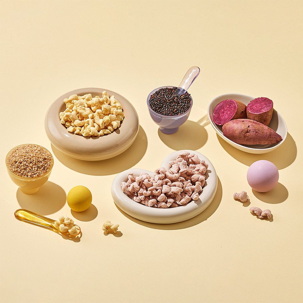 Bebecook 韓國寶膳 嬰幼兒初食米米泡芙 2入組 (原味糙米/紫番薯)