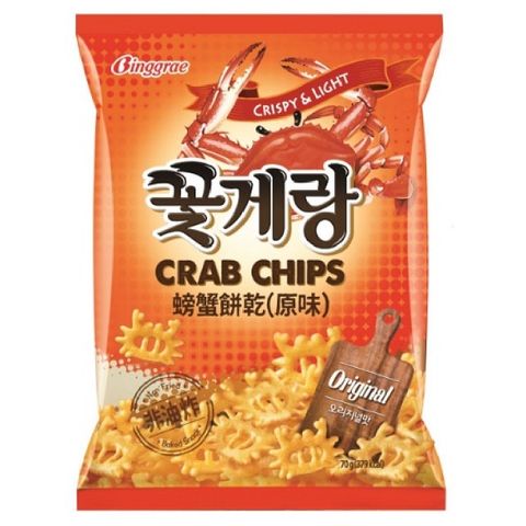 【韓味不二】 Binggrae螃蟹餅乾(原味) (70g)