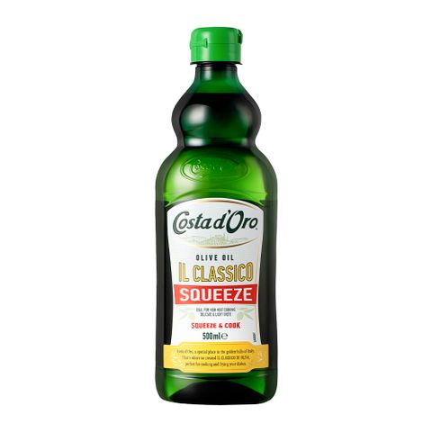 Costa dOro 高士達義大利原裝進口橄欖油_擠壓瓶500ml 露營用油 小包裝 免分裝