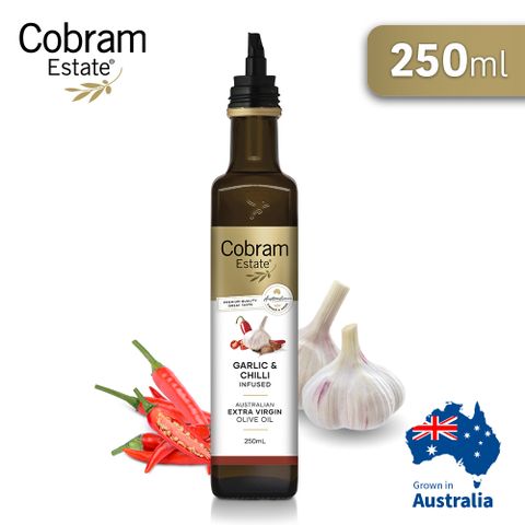 澳洲Cobram Estate特級初榨橄欖油(大蒜辣椒風味Garlic &amp; Chilli)-250ml