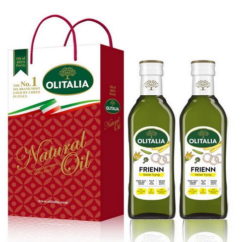 (Olitalia)奧利塔高溫專用葵花油禮盒組500mlx2瓶
