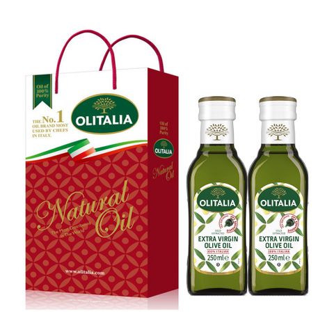 Olitalia奧利塔特級冷壓橄欖油禮盒組250mlx2瓶