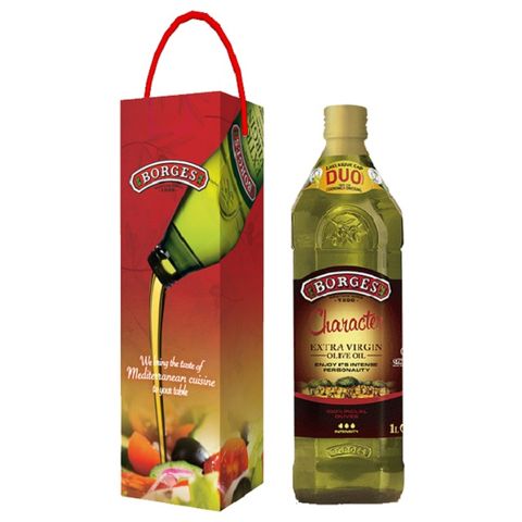 《西班牙BORGES》百格仕畢夸爾頂級橄欖油1L(1000ml) 一入禮盒