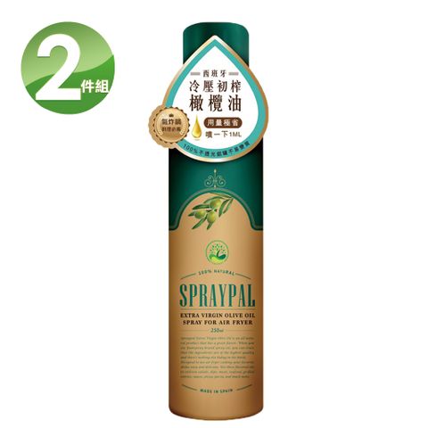 噴寶Spraypal 特級橄欖氣炸鍋專用噴霧油(120ML/瓶)X2瓶