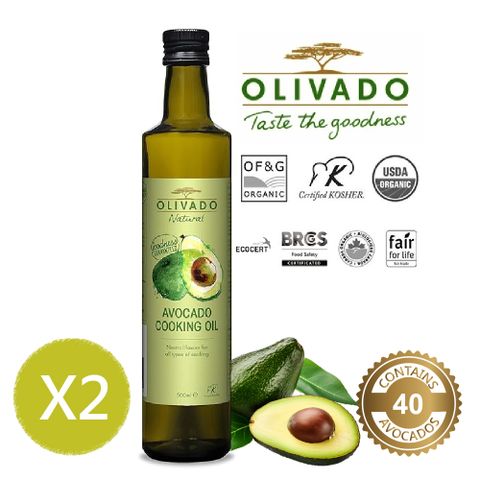 壽滿趣 OLIVADO紐西蘭原裝進口酪梨油(500mlx2)