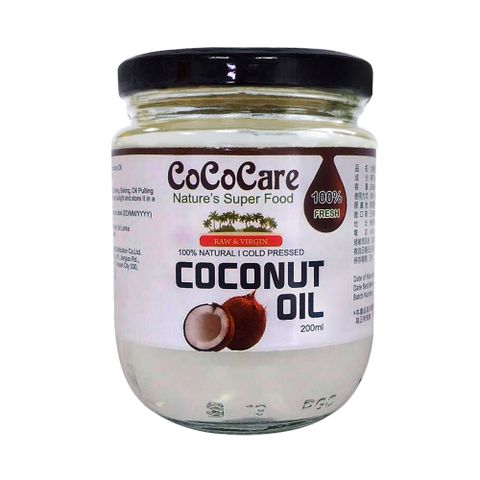 cococare冷壓初榨椰子油200ml