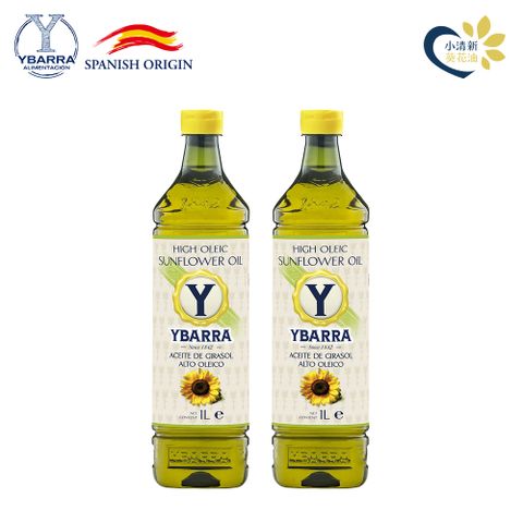 【YBARRA 益百萊】小清新葵花籽油(1000mlx2瓶)