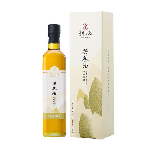 100%冷壓初榨苦茶油 500ml(禮盒)